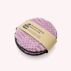 Microfibre Reusable Makeup Remover Pad - 2 Pack -Ffs Sales Store product img microfibre purple 2 pack