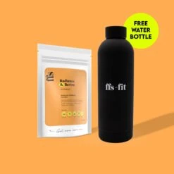 Radiance & Revive: Vitamins Subscription And Water Bottle Bundle -Ffs Sales Store vitamins bottle black