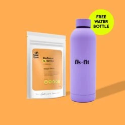 Radiance & Revive: Vitamins Subscription And Water Bottle Bundle -Ffs Sales Store vitmains bottle purple